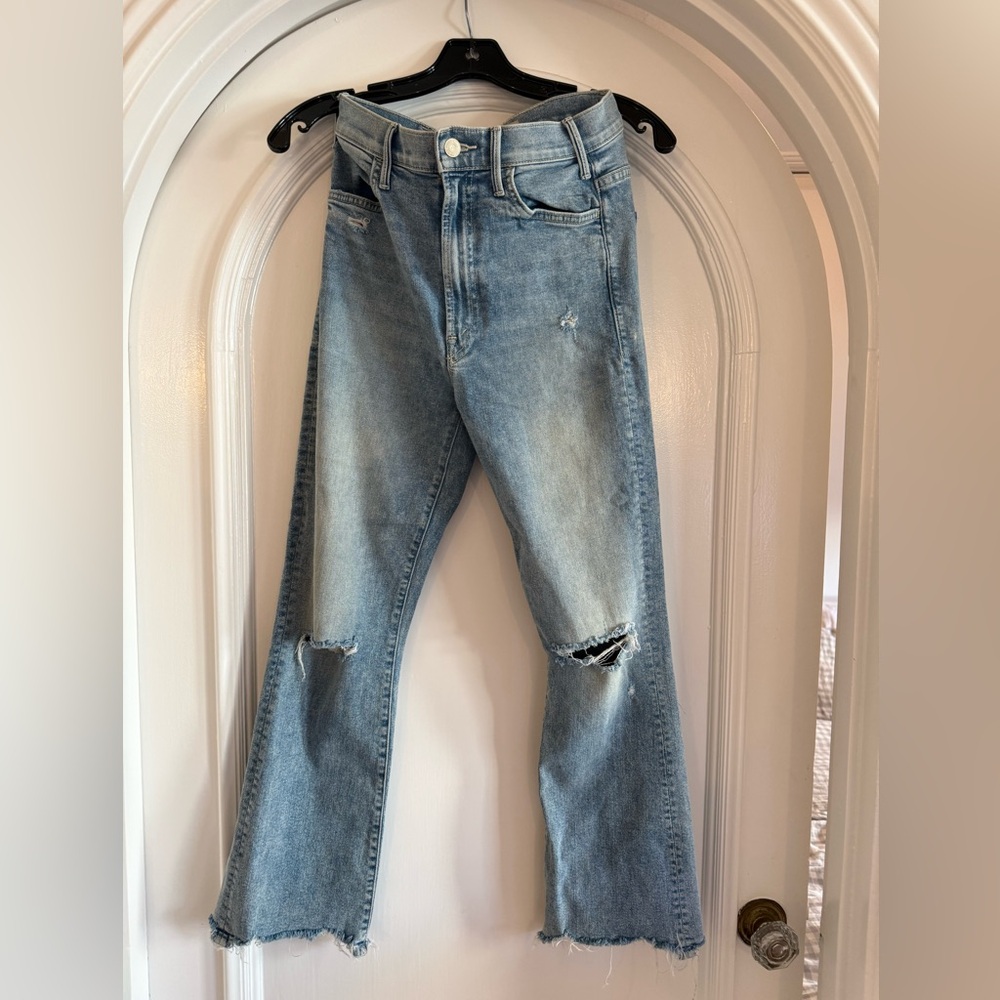 MOTHER Hustler Ankle Chew Jeans